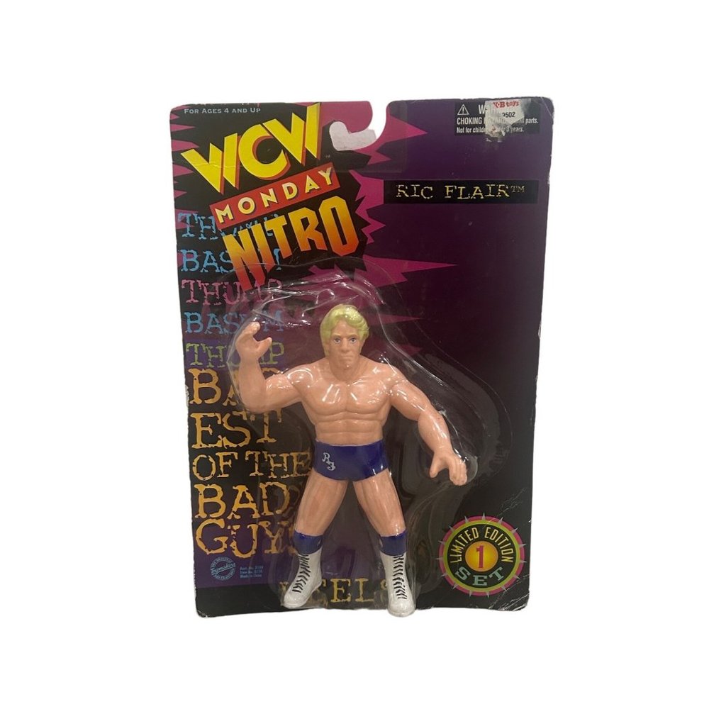 Vintage 1997 WCW Monday Nitro Heel Ric Flair Limited Edition Set 1 Brand New